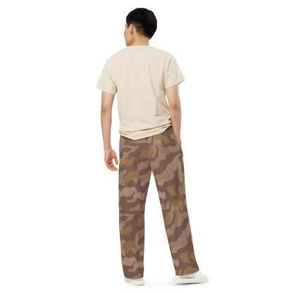 German Splittermuster 1931 Autumn CAMO unisex wide-leg pants - Wide-leg Pants