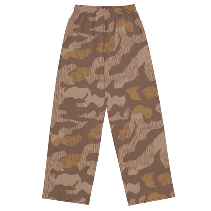 German Splittermuster 1931 Autumn CAMO unisex wide-leg pants - Wide-leg Pants