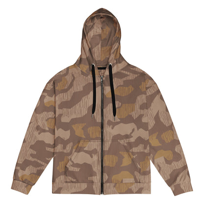 German Splittermuster 1931 Autumn CAMO Unisex zip hoodie - 2XS - Zip Hoodies