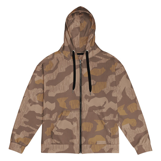 German Splittermuster 1931 Autumn CAMO Unisex zip hoodie - 2XS - Zip Hoodies