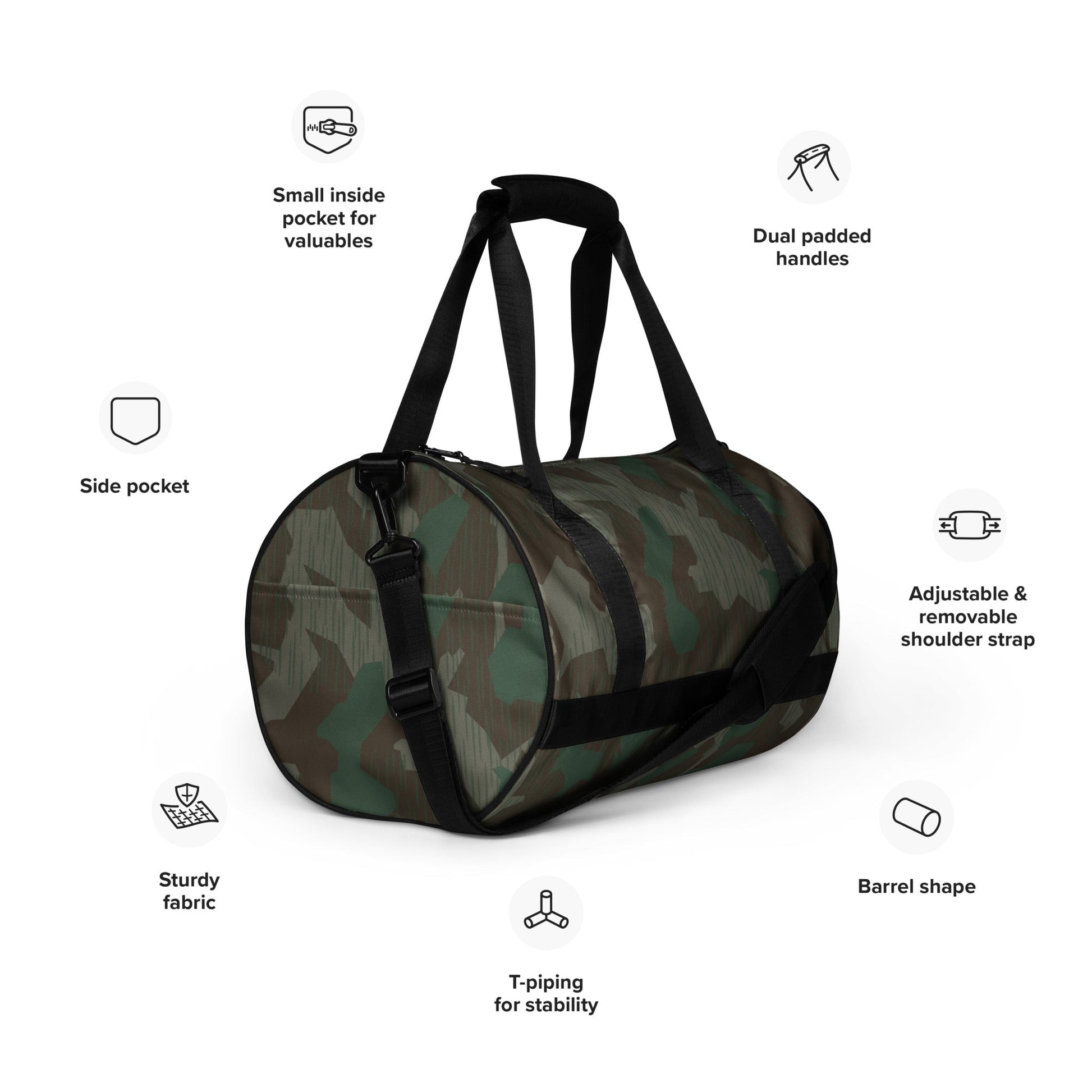German Splittermuster 41 Luftwaffen CAMO gym bag - Gym Bags