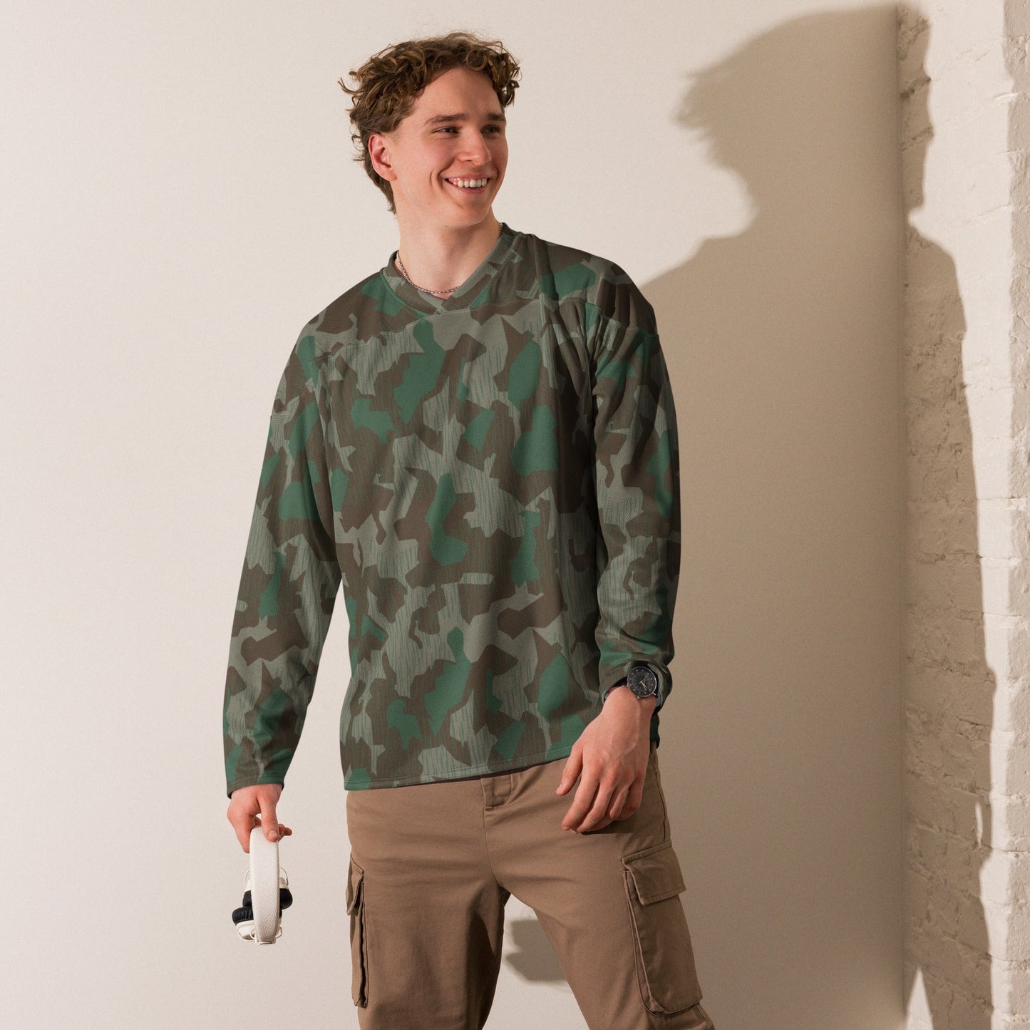 German Splittermuster 41 Luftwaffen CAMO hockey fan jersey Hockey Jerseys