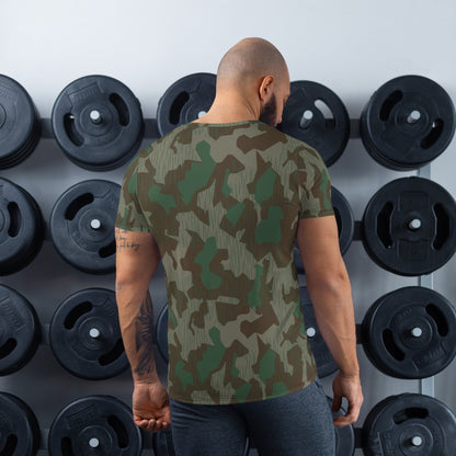 German Splittermuster 41 Luftwaffen CAMO Mens Athletic T-shirt - T-Shirts