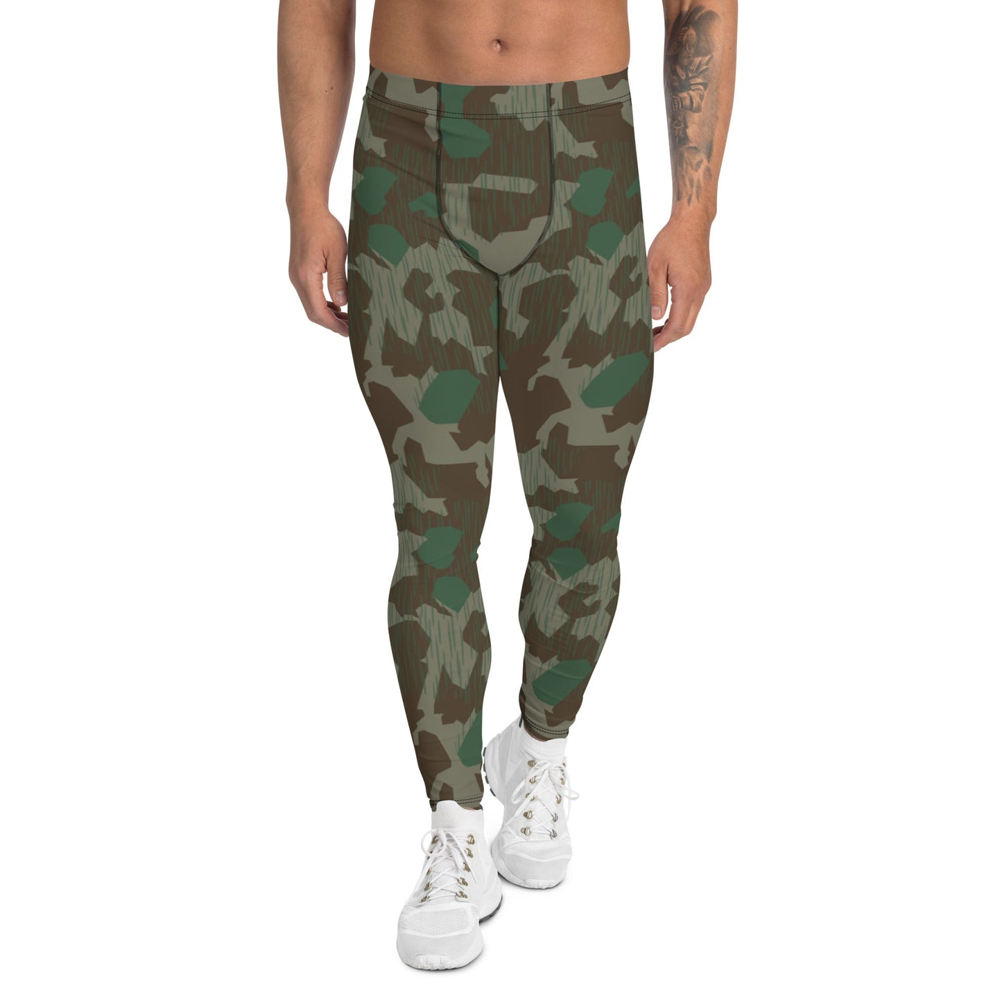 German Splittermuster 41 Luftwaffen CAMO Mens Leggings - XS