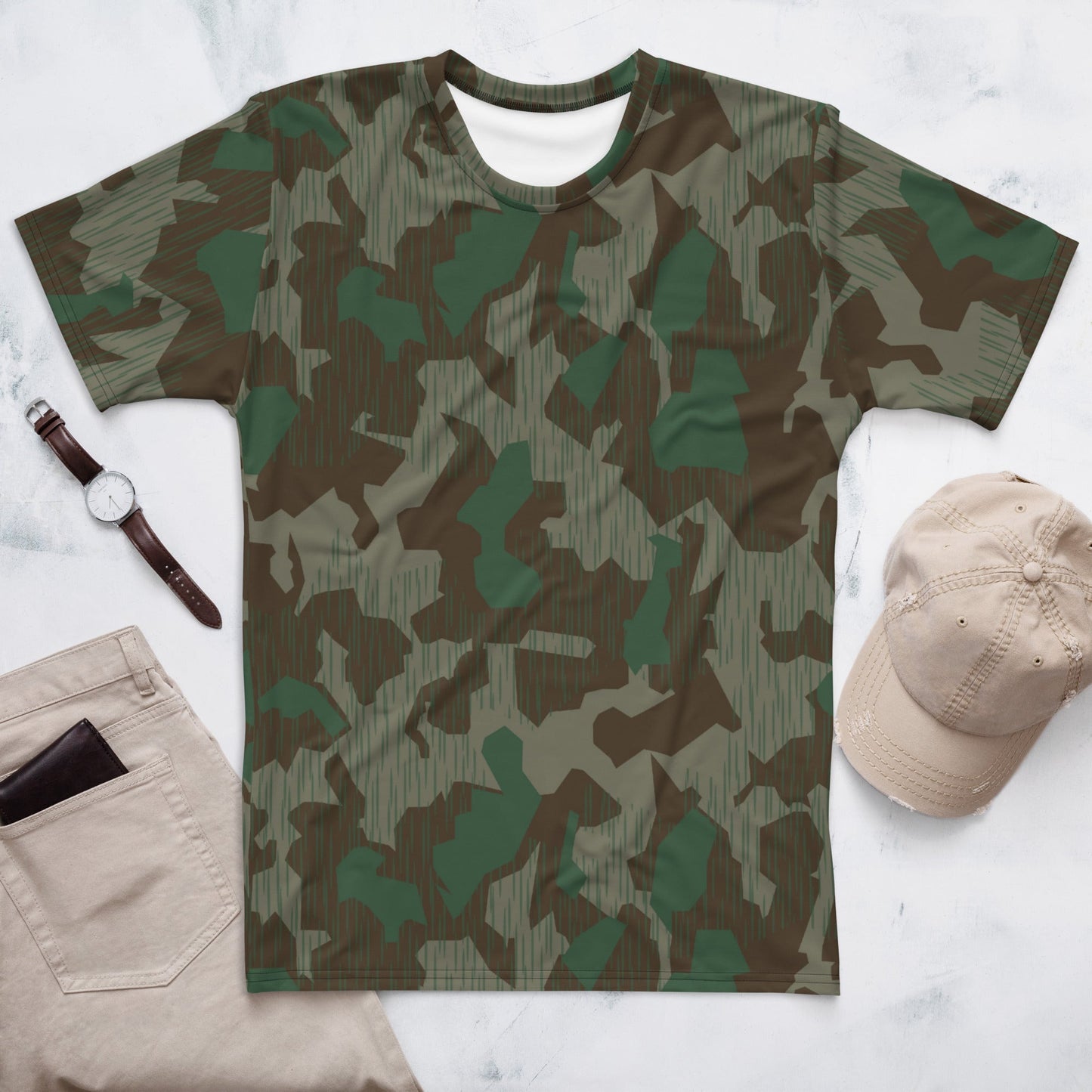 German Splittermuster 41 Luftwaffen CAMO Mens t-shirt - XS - T-Shirts