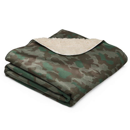 German Splittermuster 41 Luftwaffen CAMO Sherpa blanket - Blankets