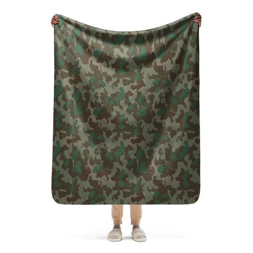 Splittermuster Bundeswehr Airborne CAMO Sherpa Blanket - 50″×60″