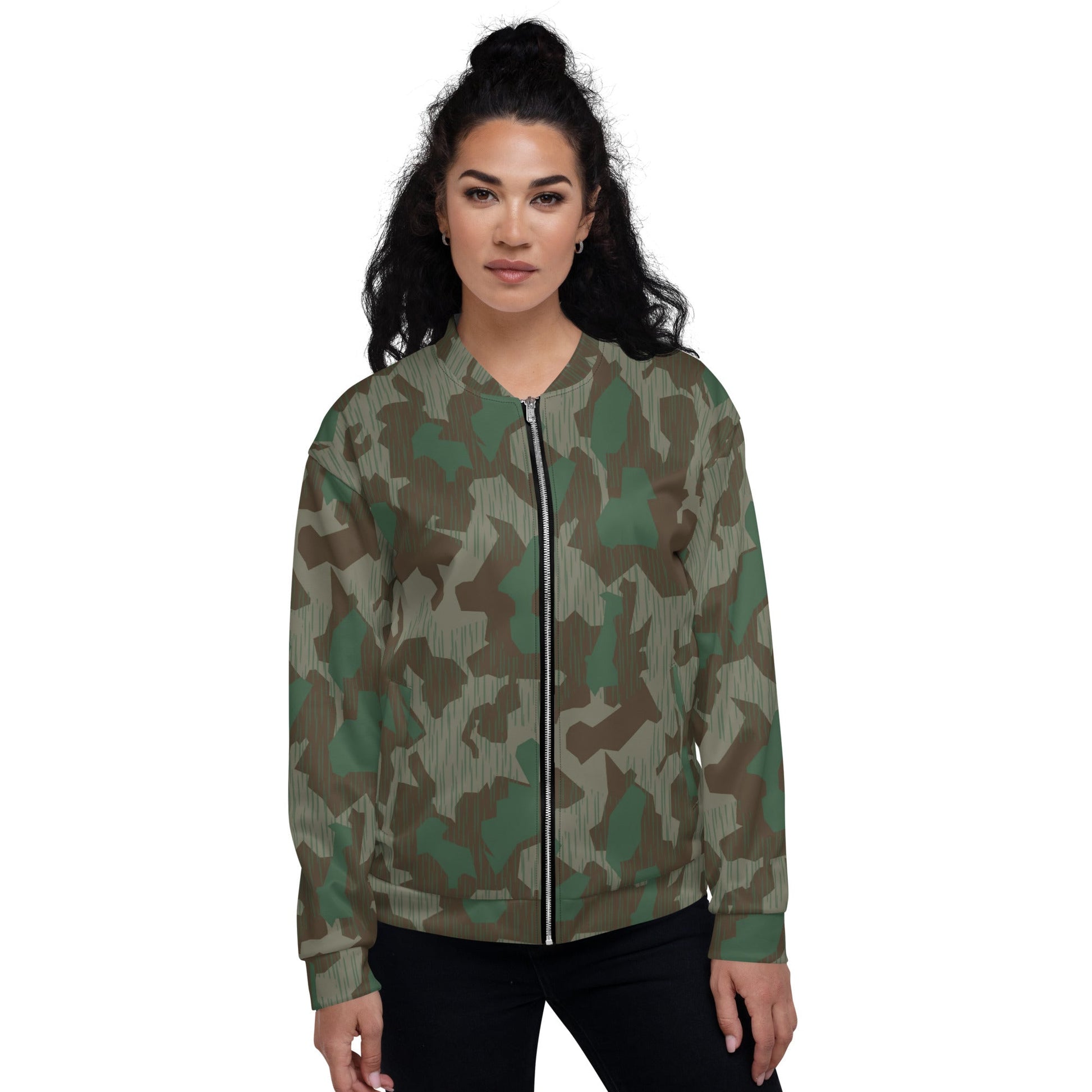 German Splittermuster 41 Luftwaffen CAMO Unisex Bomber Jacket - Jackets