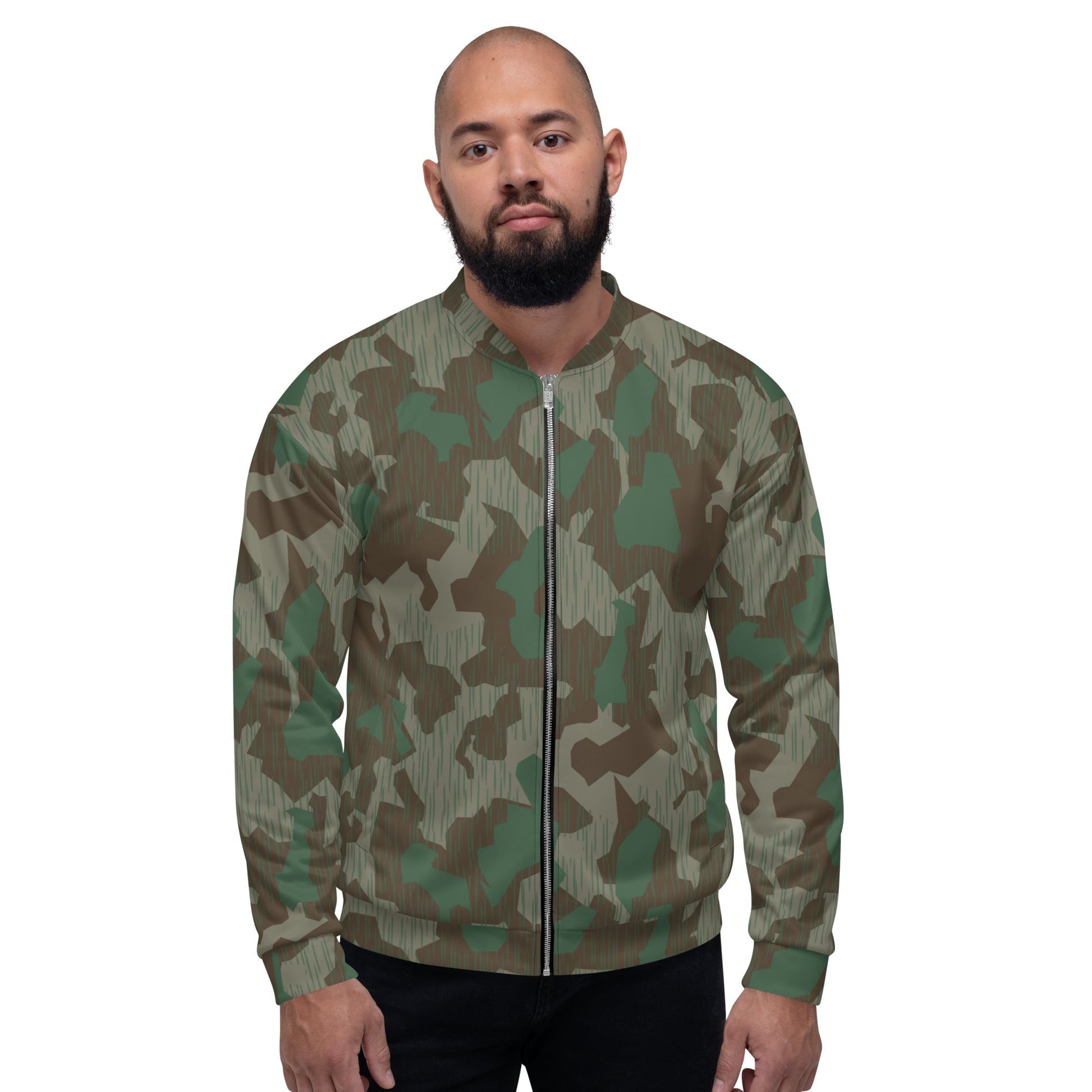 German Splittermuster 41 Luftwaffen CAMO Unisex Bomber Jacket - Jackets