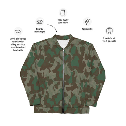 German Splittermuster 41 Luftwaffen CAMO Unisex Bomber Jacket - Jackets