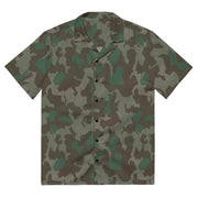 Splittermuster Bundeswehr Airborne CAMO Unisex Short-Sleeve Button Shirt - 2XS - Button-Up