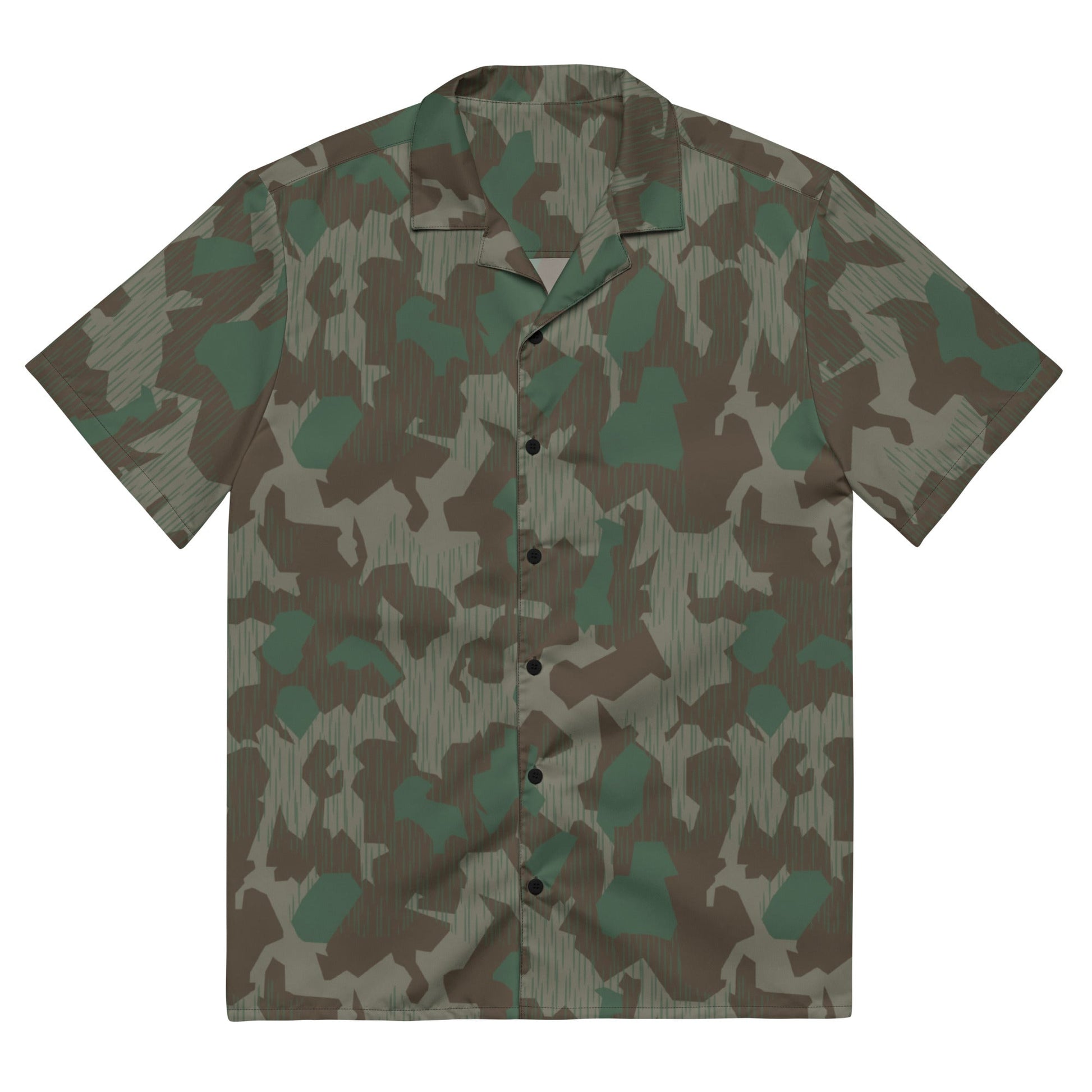 German Splittermuster 41 Luftwaffen CAMO Unisex button shirt - 2XS - Button Shirts