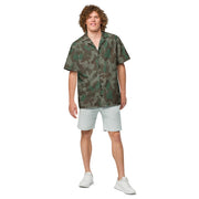 Splittermuster Bundeswehr Airborne CAMO Unisex Short-Sleeve Button Shirt - Button-Up