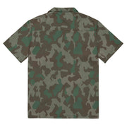 Splittermuster Bundeswehr Airborne CAMO Unisex Short-Sleeve Button Shirt - Button-Up