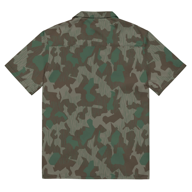 Splittermuster Bundeswehr Airborne CAMO Unisex Short-Sleeve Button Shirt - Button-Up
