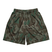 Splittermuster Bundeswehr Airborne CAMO Unisex Mesh Shorts - 2XS