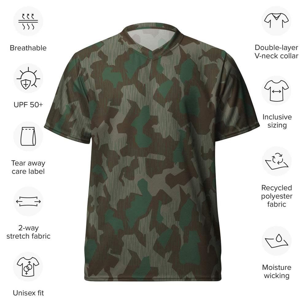 CAMO HQ - German Splittermuster 41 Luftwaffen CAMO unisex sports jersey ...