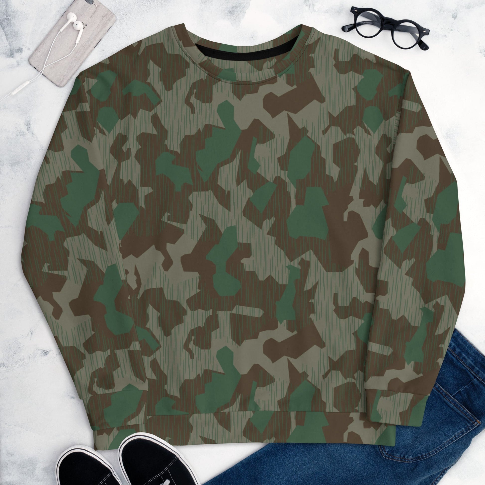 German Splittermuster 41 Luftwaffen CAMO Unisex Sweatshirt - Sweatshirts