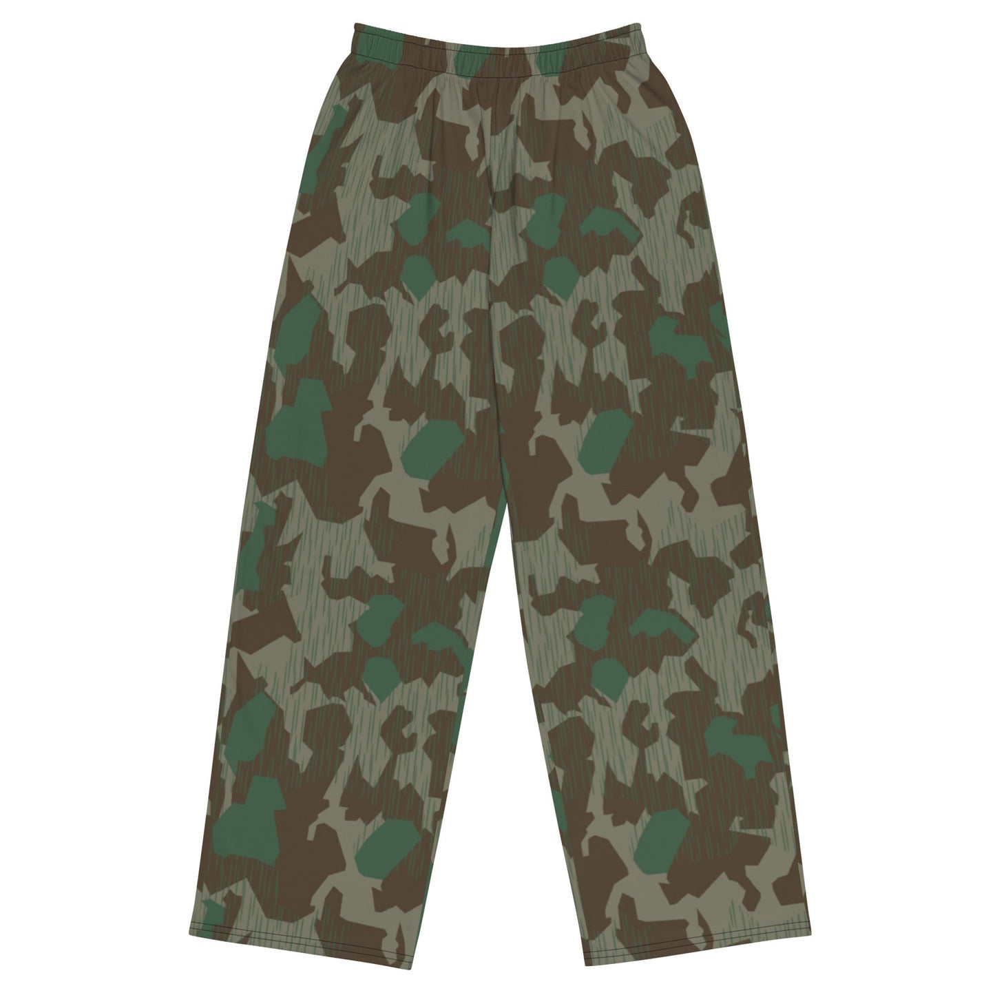 German Splittermuster 41 Luftwaffen CAMO unisex wide leg pants 2XS Wide Pants
