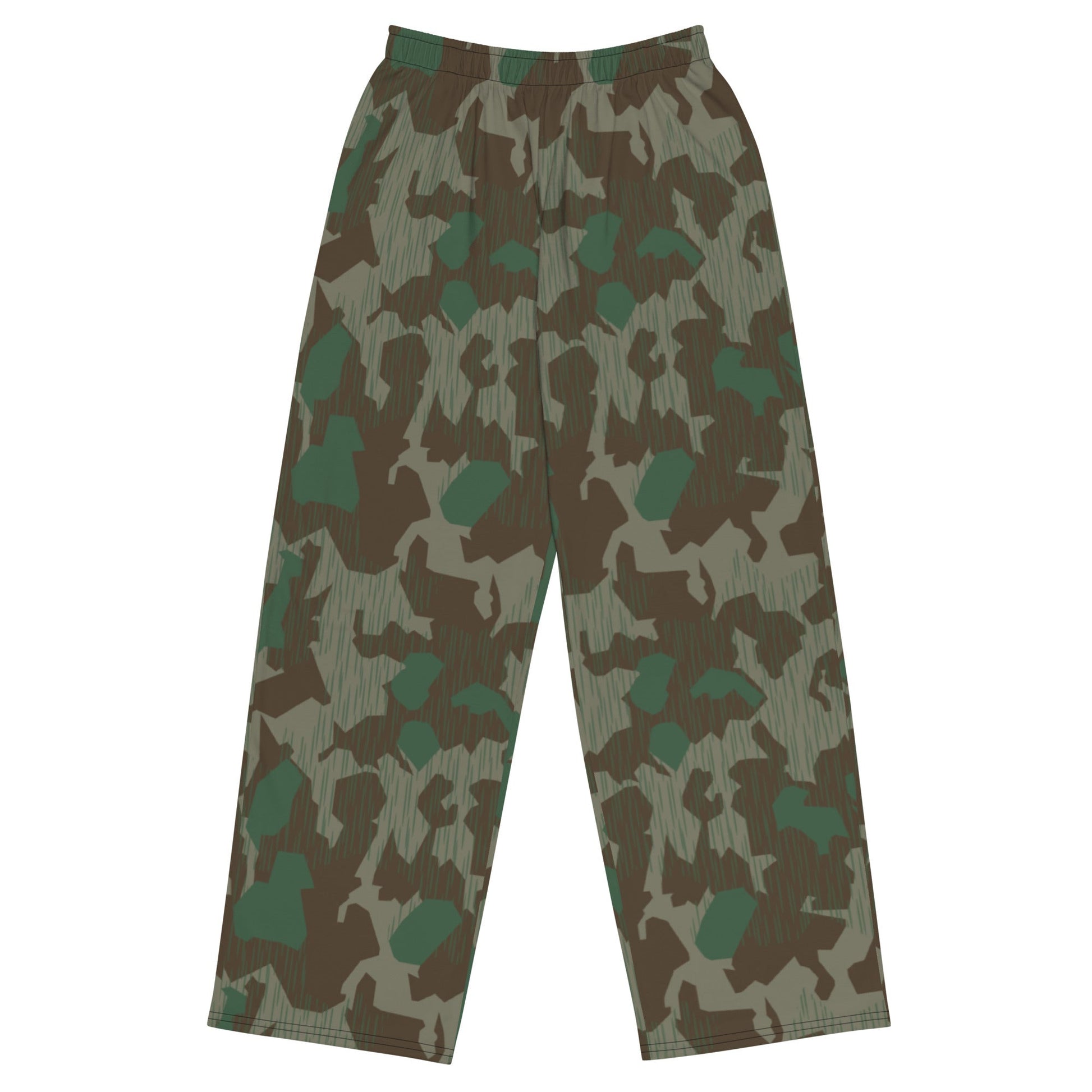 German Splittermuster 41 Luftwaffen CAMO unisex wide leg pants 2XS Wide Pants