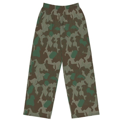 German Splittermuster 41 Luftwaffen CAMO unisex wide leg pants 2XS Wide Pants