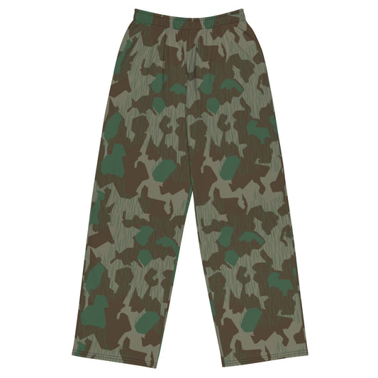 German Splittermuster 41 Luftwaffen CAMO unisex wide leg pants 2XS Wide Pants