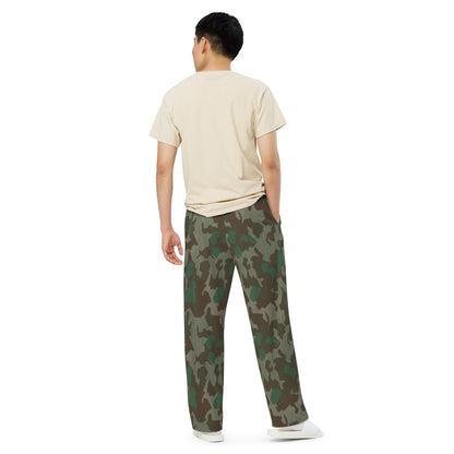 German Splittermuster 41 Luftwaffen CAMO unisex wide leg pants Wide Pants