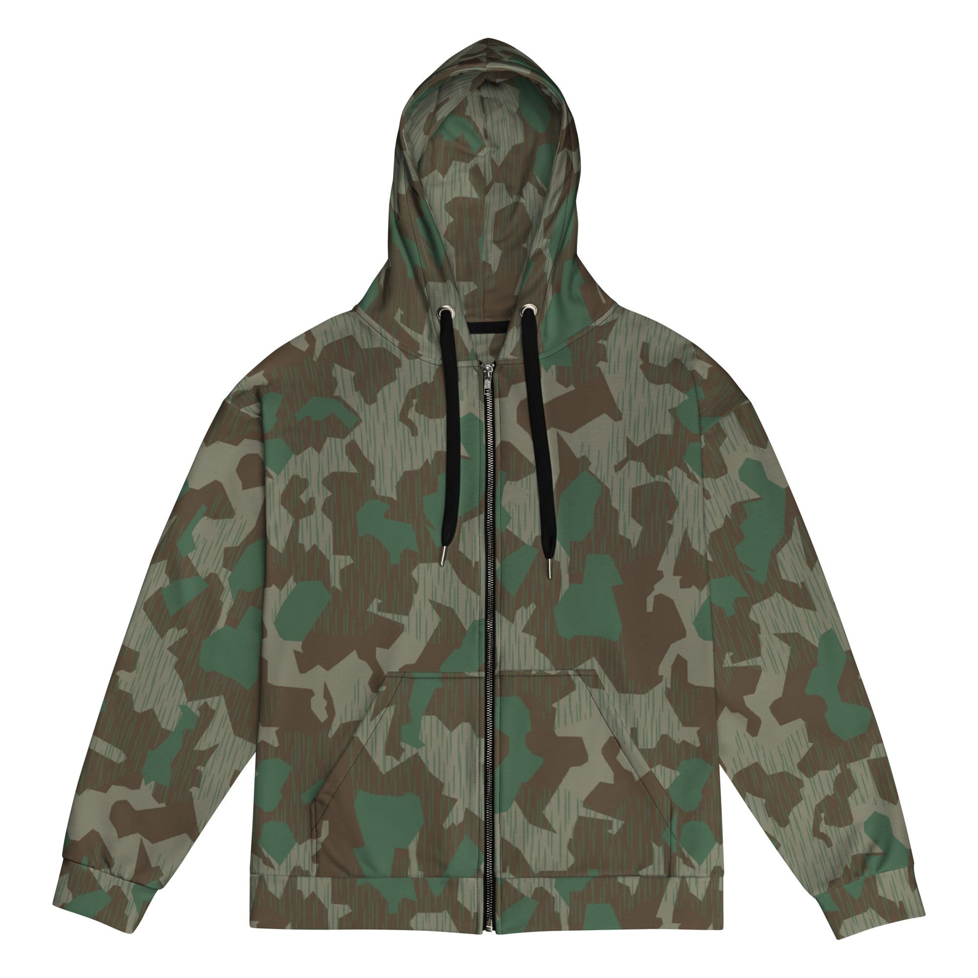 German Splittermuster 41 Luftwaffen CAMO Unisex zip hoodie 2XS Zip Hoodies