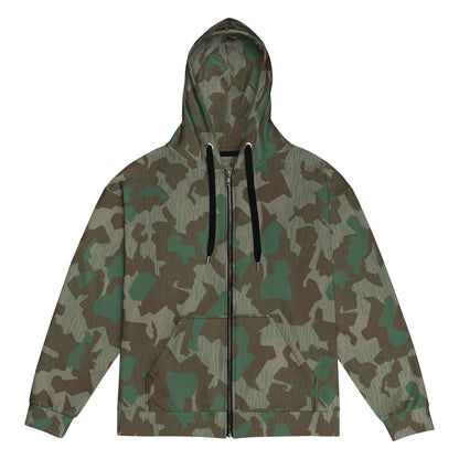 German Splittermuster 41 Luftwaffen CAMO Unisex zip hoodie 2XS Zip Hoodies