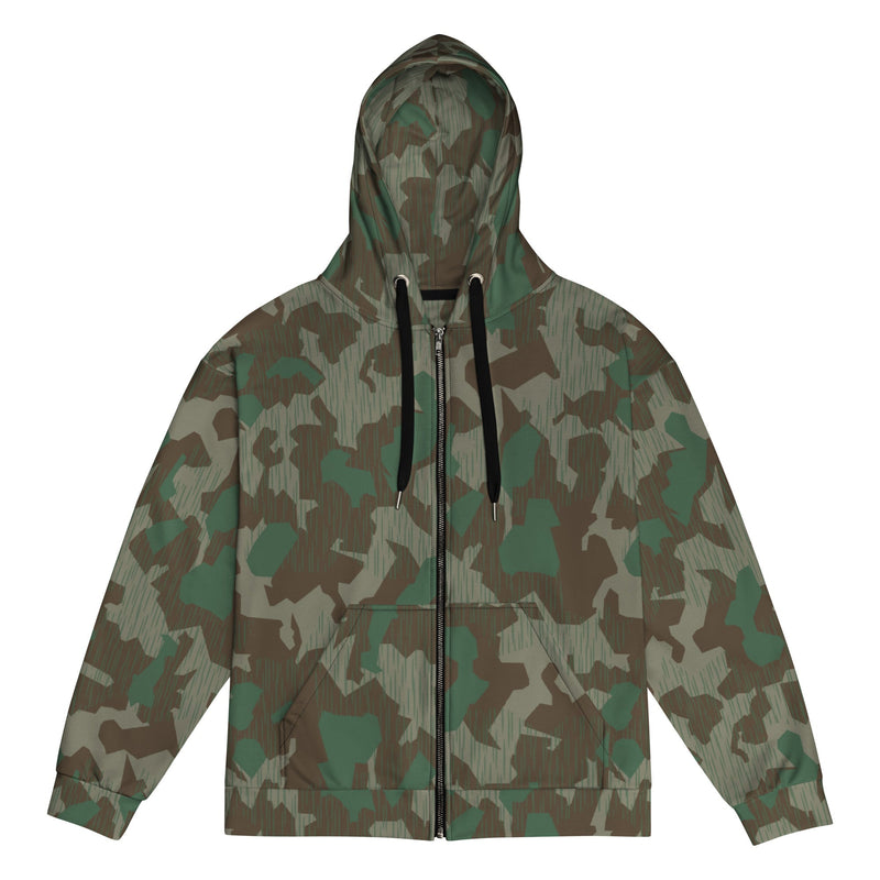 Splittermuster Bundeswehr Airborne CAMO Unisex Zip Hoodie - 2XS