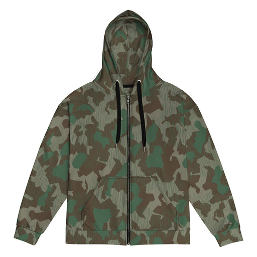 Splittermuster Bundeswehr Airborne CAMO Unisex Zip Hoodie - 2XS