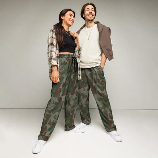 Splittermuster Bundeswehr Airborne CAMO Unisex Wide-Leg Joggers - 2XS