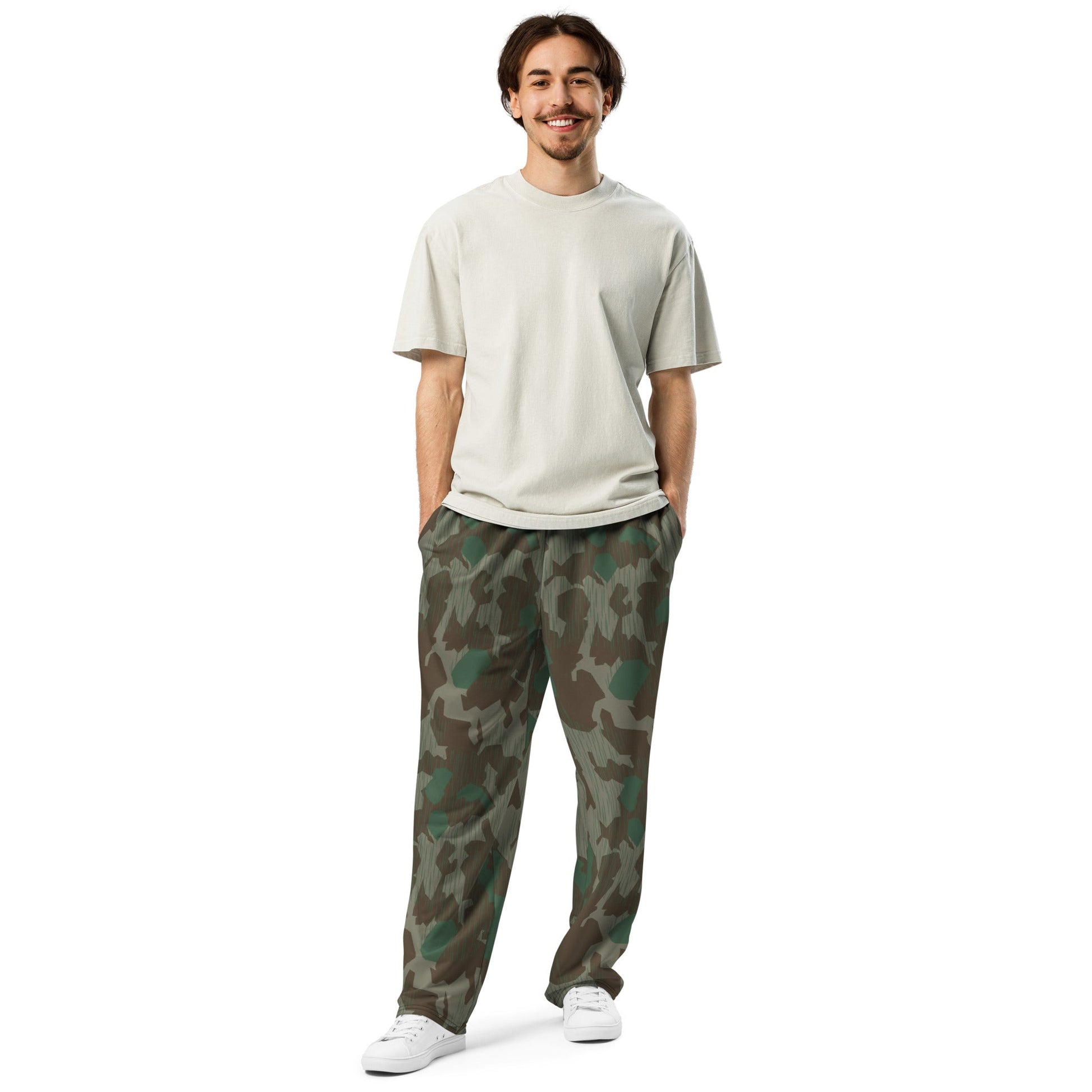 German Splittermuster 41 Luftwaffen CAMO Wide-leg joggers - Joggers