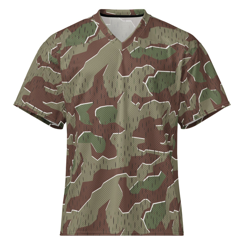 Splittermuster Bundeswehr Paratrooper CAMO Unisex American Football Jersey - 2XS