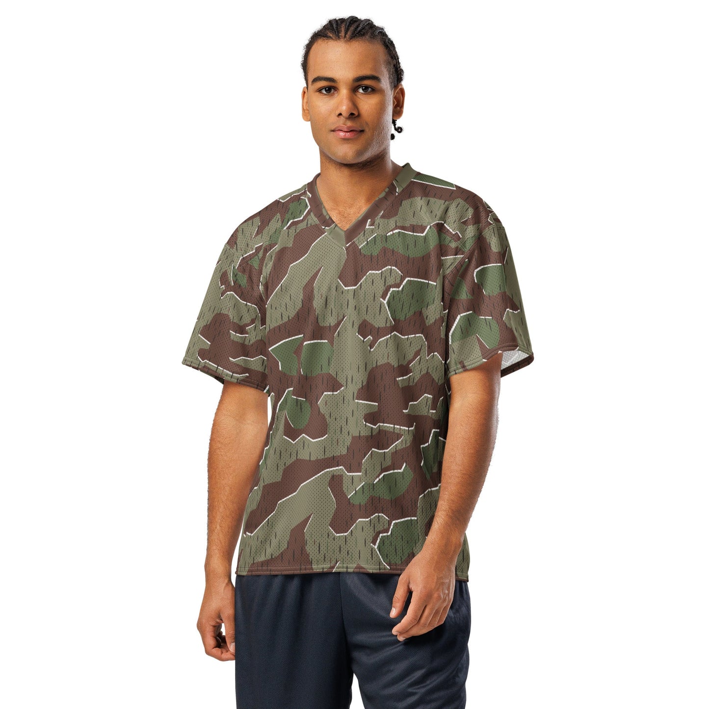 German Splittermuster Bundeswehr Paratrooper CAMO American football jersey - Football Jersey