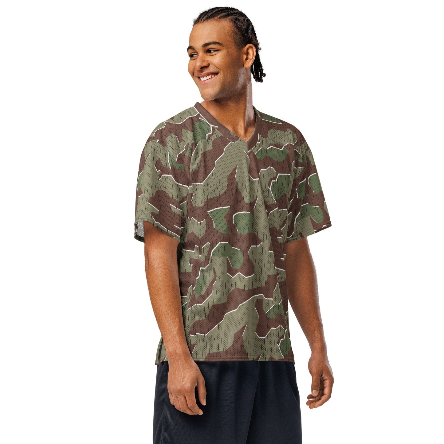 German Splittermuster Bundeswehr Paratrooper CAMO American football jersey - Football Jersey