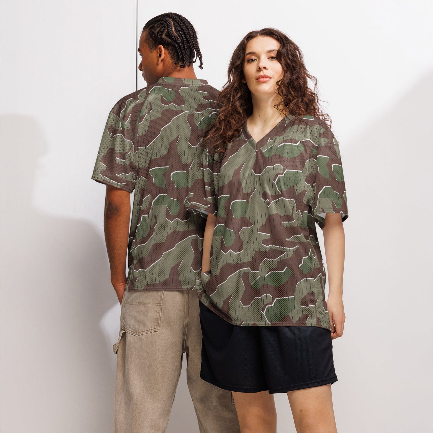 German Splittermuster Bundeswehr Paratrooper CAMO American football jersey - Football Jersey