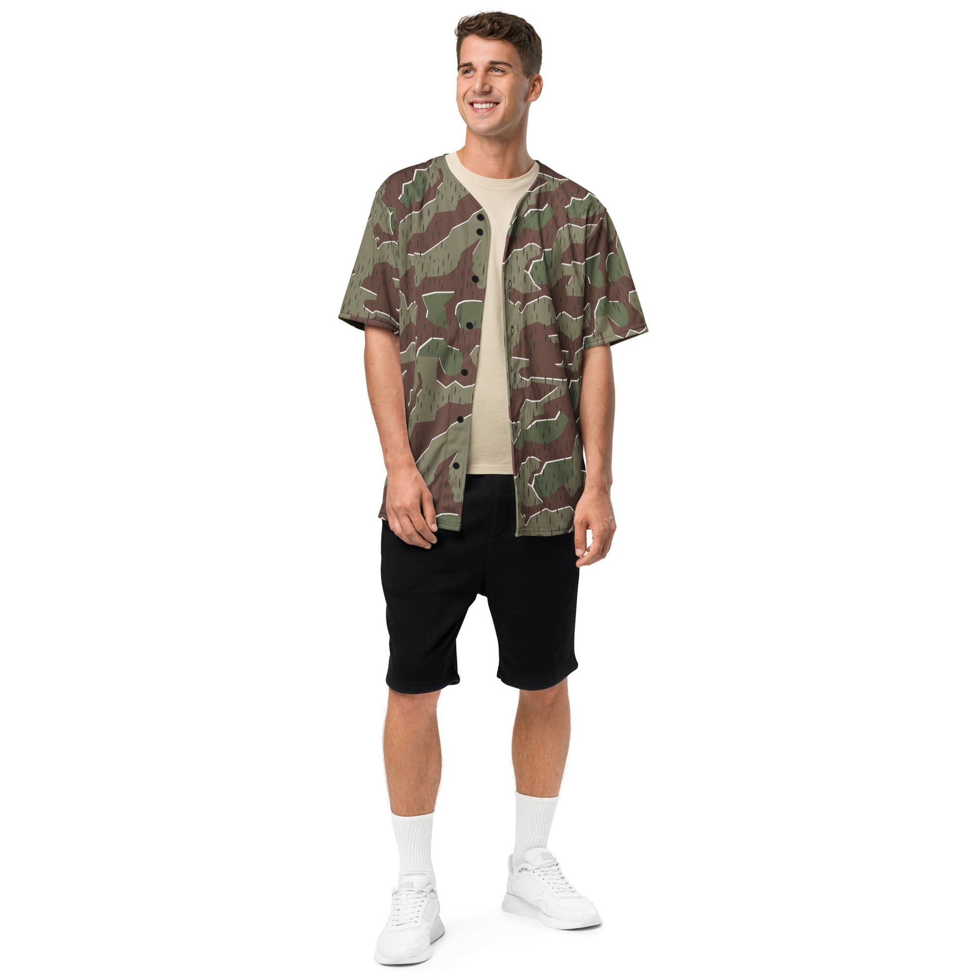 German Splittermuster Bundeswehr Paratrooper CAMO baseball jersey - Baseball Jerseys
