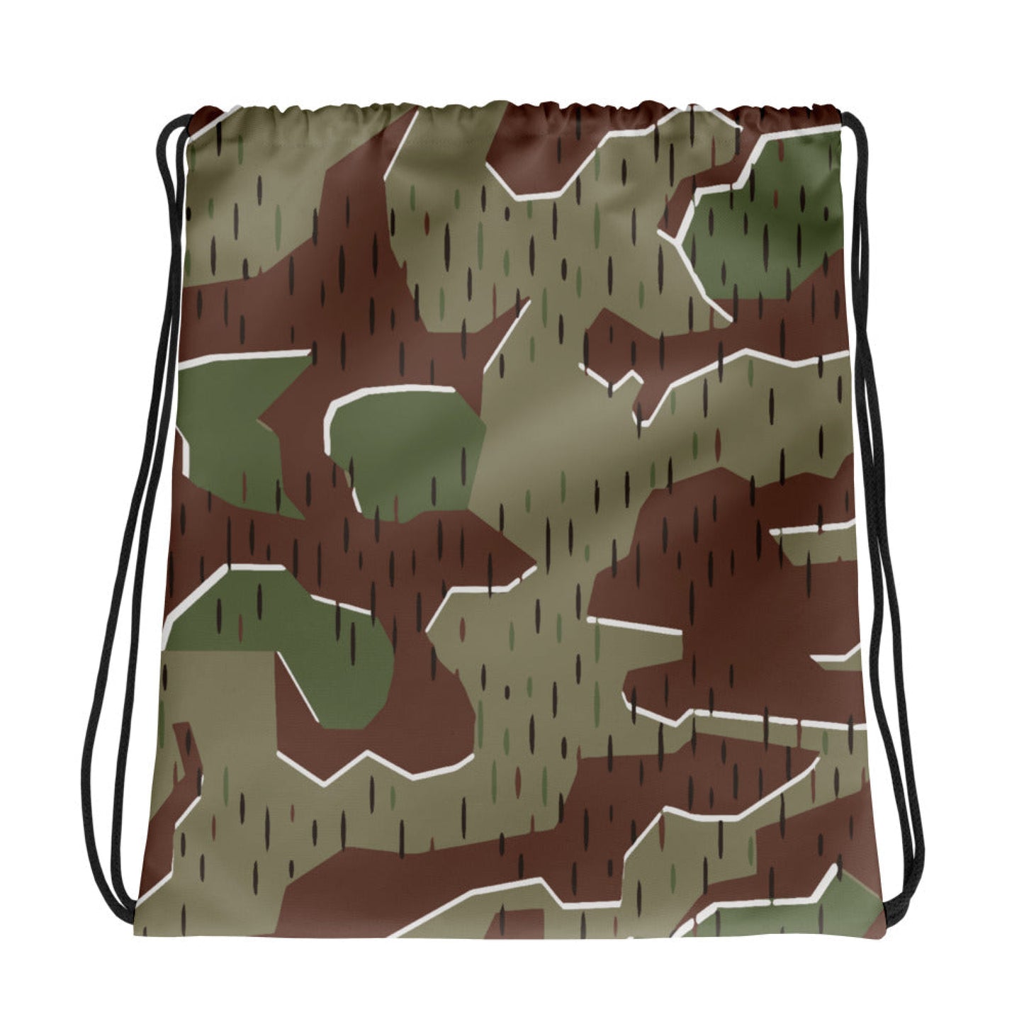 German Splittermuster Bundeswehr Paratrooper CAMO Drawstring Bag - Bags