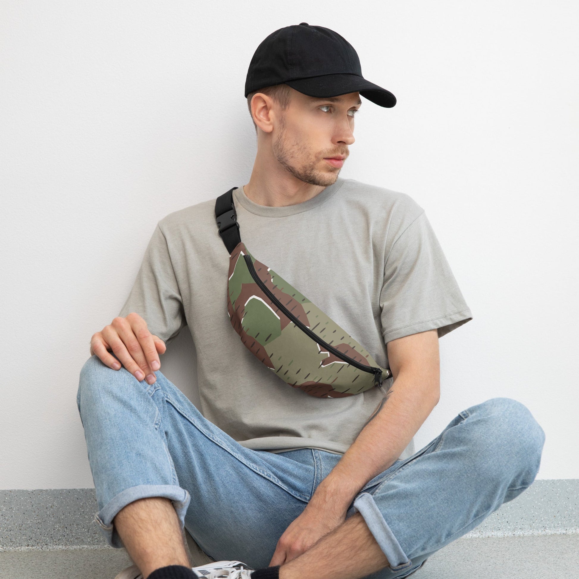 German Splittermuster Bundeswehr Paratrooper CAMO Fanny Pack - S/M - Packs
