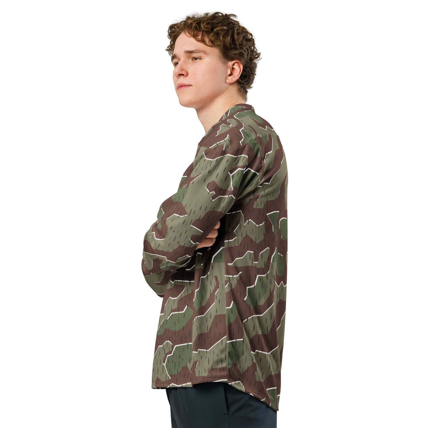 German Splittermuster Bundeswehr Paratrooper CAMO hockey fan jersey - 2XS - Hockey Jerseys