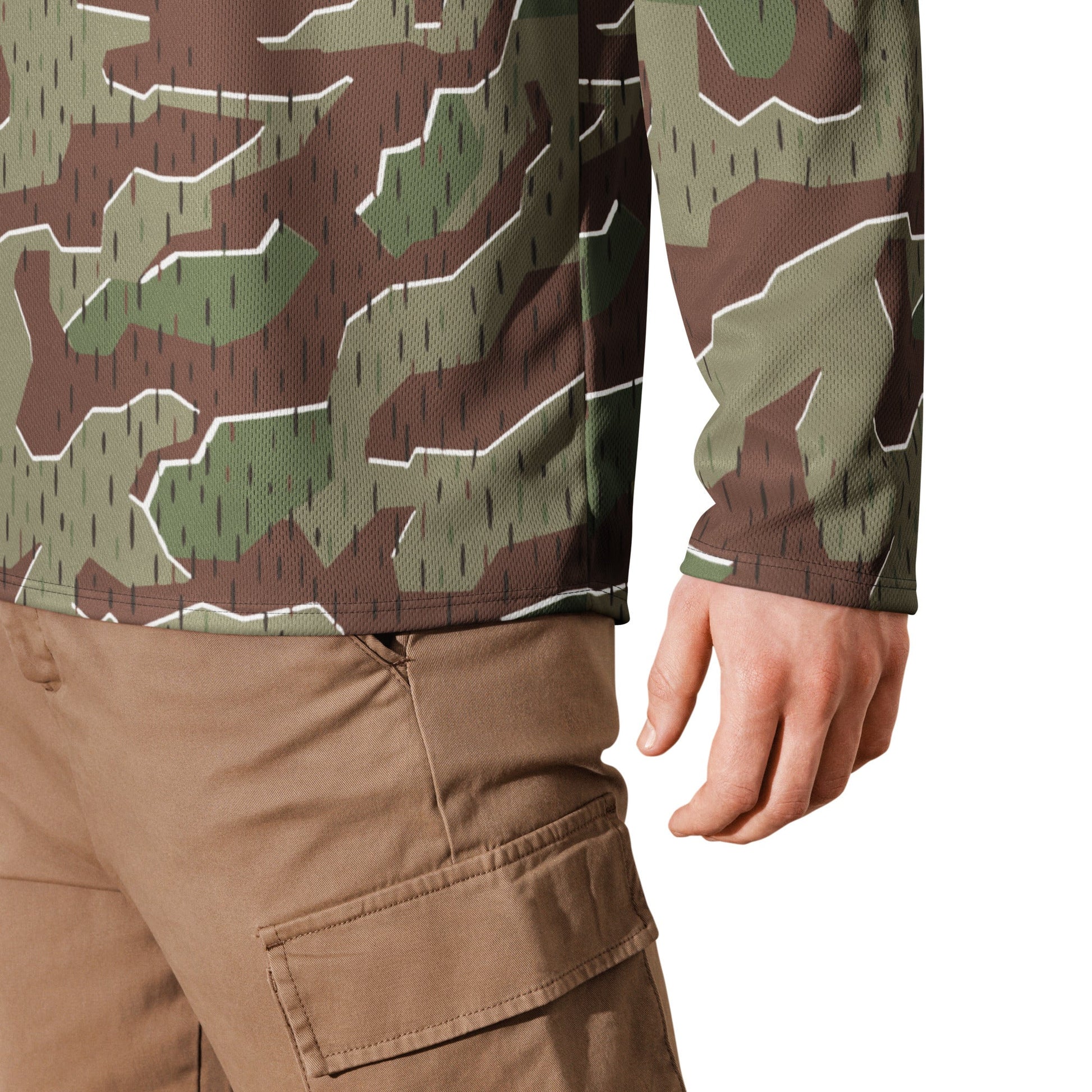 German Splittermuster Bundeswehr Paratrooper CAMO hockey fan jersey - Hockey Jerseys