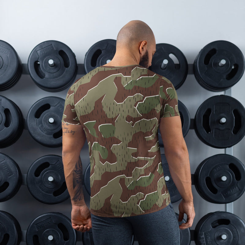 Splittermuster Bundeswehr Paratrooper CAMO Mens Athletic T-Shirt - Shirt
