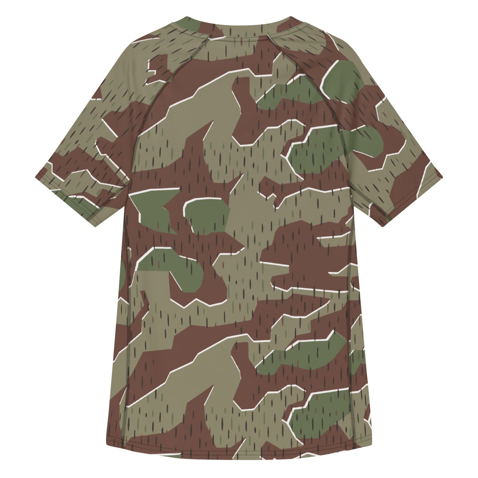 German Splittermuster Bundeswehr Paratrooper CAMO Mens Short-Sleeve Rash Guard - Short-sleeve Guards