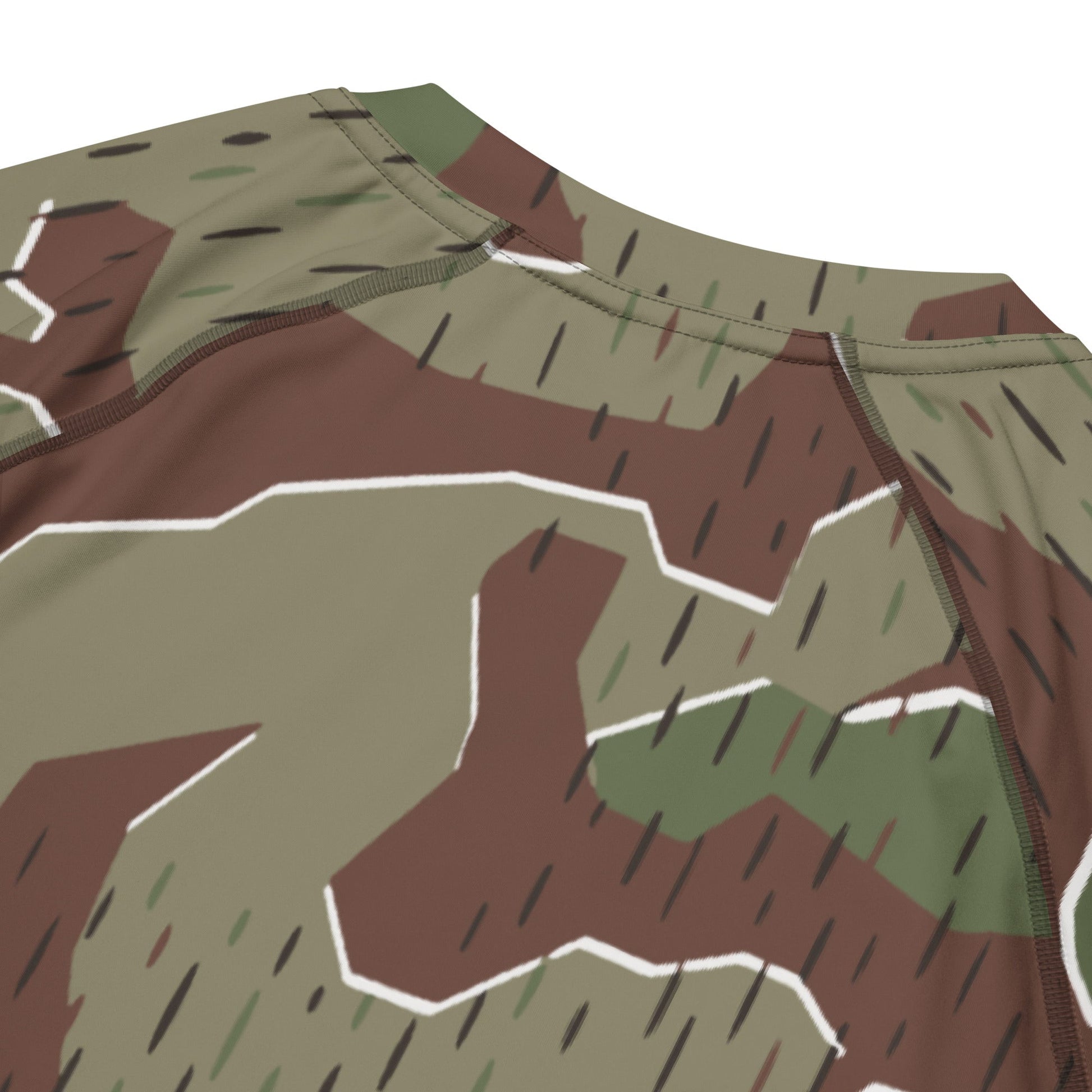 German Splittermuster Bundeswehr Paratrooper CAMO Mens Short-Sleeve Rash Guard - Short-sleeve Guards