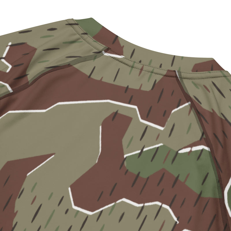 Splittermuster Bundeswehr Paratrooper CAMO Mens Short-Sleeve Rash Guard - SS