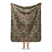 Splittermuster Bundeswehr Paratrooper CAMO Sherpa Blanket - 50″×60″