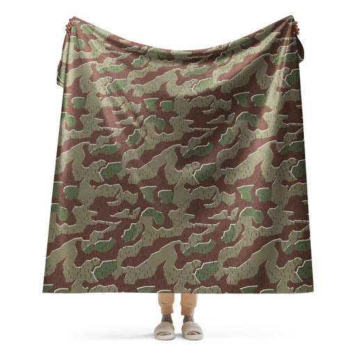 Splittermuster Bundeswehr Paratrooper CAMO Sherpa Blanket - 60″×80″