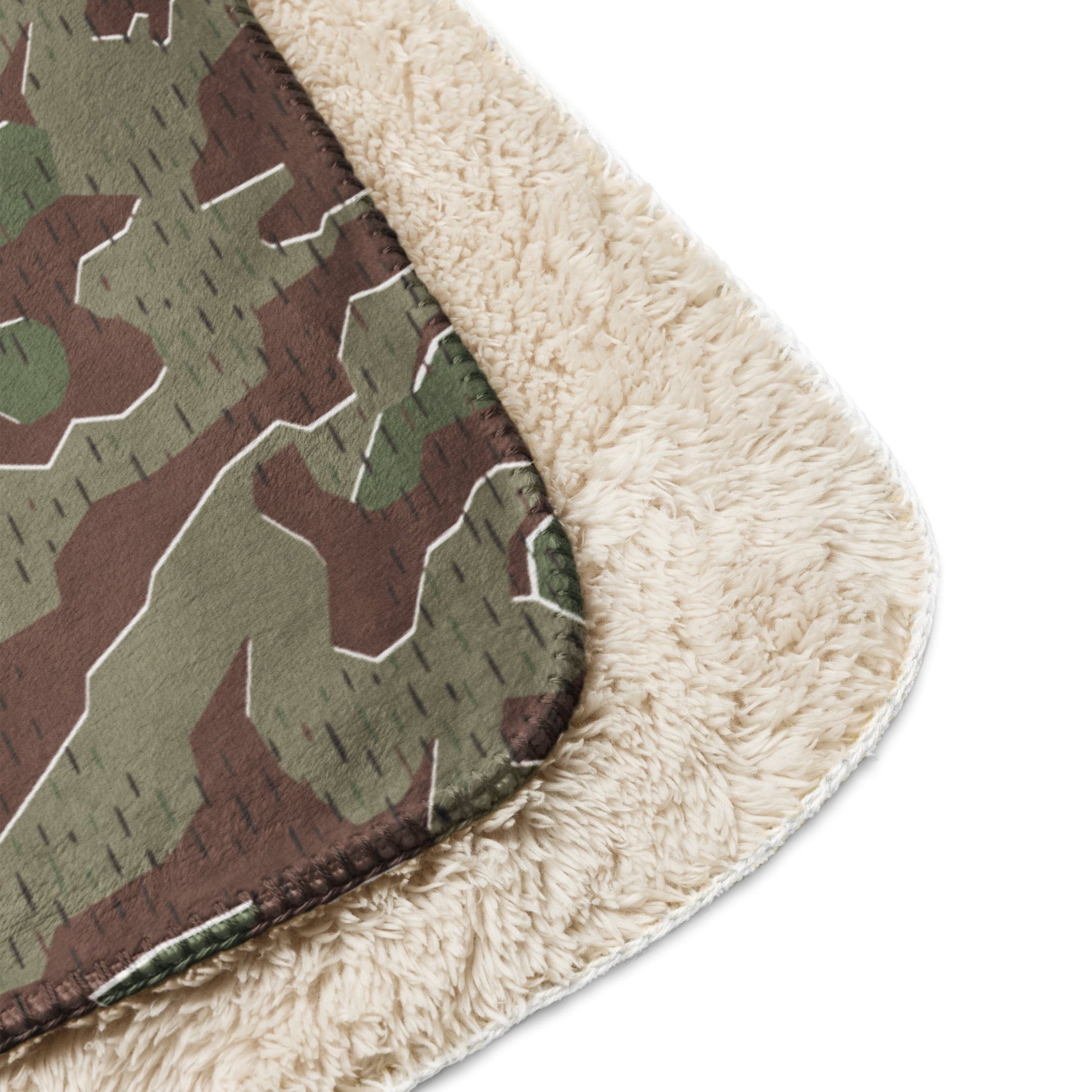 German Splittermuster Bundeswehr Paratrooper CAMO Sherpa blanket - Blankets