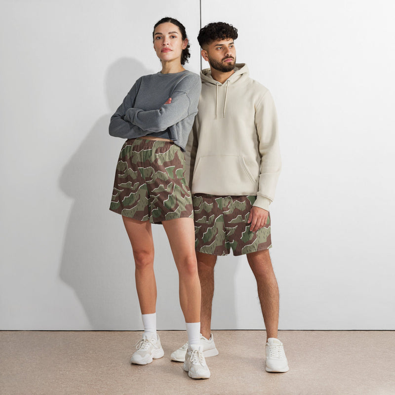 Splittermuster Bundeswehr Paratrooper CAMO Unisex Athletic Long Shorts